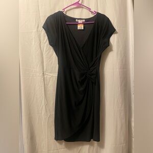 Wishes Wishes Wishes Red Asymmetrical Sheath Dress